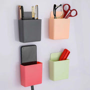 8485  Multipurpose Plastic Wall Mounted Remote  Mobile Holder Stand  (Pack Of 4) thumbnail 1