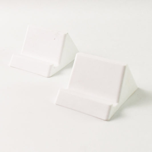 Compact Plastic Mobile Phone Holder Stand (2 Pc  Mix Color)