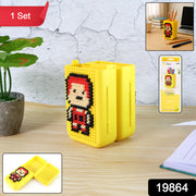 Diy Pixel Art Pen Stand With Building Block Set thumbnail 6