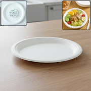 Vegnar Disposable Round Food Serving Plate (10 Pc) thumbnail 1