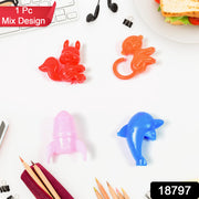Mix Character Monkey Fish Cat Pencil Top Promotional Toys (1 Pc  Mix Colour  Design) thumbnail 7