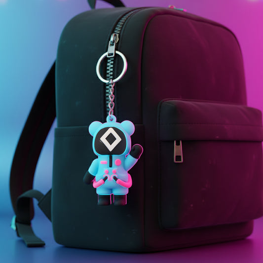 Cute Character-themed Soft Silicone Keychain (Mix Desgin  1 Pc)