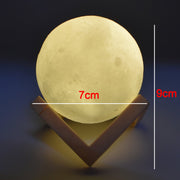 6031 3d Power Moon Lamp With Touch Control Adjust Brightness thumbnail 4