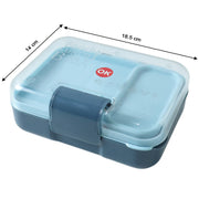 3 Compartment Snacky Lunch Box Set With 2 In 1 Spoon (1 Set) thumbnail 4