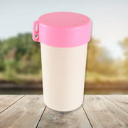 12683 Travel Coffee Cup Portable Water Bottle Wheat Straw Coffee Tea Mug Coffee Mug With Lids For Coffee Tea (300 Ml Approx) thumbnail 5
