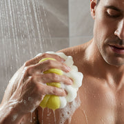 Dual Color Soft Mesh Bath Loofah Body Scrubber (1 Pc) thumbnail 2