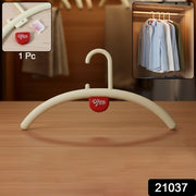 Multipurpose Anti-slip Plastic Clothes Hanger With Fragrance Holder (1 Pc) thumbnail 4