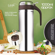 Apex 1000ml Approx. Stainless Steel Oil Pourer (1 Pc) thumbnail 5