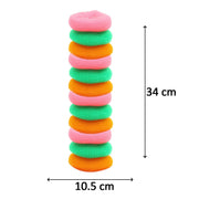 2629 Plastic Scrubber Round Nylon Scrubbers (Pack Of 12) thumbnail 3