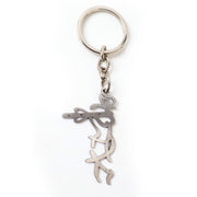 Divine Krishna Flute Design Metal Keychain (1 Pc) thumbnail 1