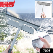 2-in-1 Window Glass Cleaning Wiper With Microfiber Pad thumbnail 7
