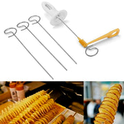 1 Set Potato Spiral Cutter Potato Twister (4 Spits) thumbnail 1