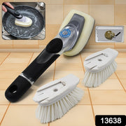 Dish Scrubber With Soap Dispenser Soap Dispensing Dish Brush Set (1 Set) thumbnail 5