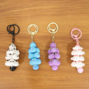 Cute Cartoon Cloud Stack Keychain With Bell (1 Pc  Mix Color) thumbnail 6