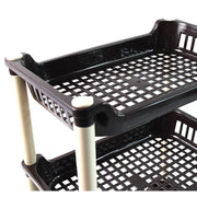 Apex Small Multiuse Plastic Storage Rack Organizer 3-tier thumbnail 4