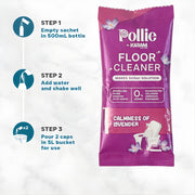 Pollic Kadam Concentrated Floor Cleaner Sachet  Lavender Fragrance (50 Gm) thumbnail 4