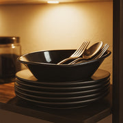 Plastic Marin Serving Bowl  Elegant Oval Deep Bowl (1 Pc  Balck) thumbnail 2