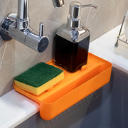 8887  Multi Functional Drainer Shelf Sink Storage Holder Sink Colander Strainer Basket (1 Pc) thumbnail 2