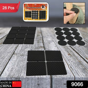 28 Pc Rubber Furniture Pads Self Sticking Non Slip Furniture Noise Insulation Pads thumbnail 7