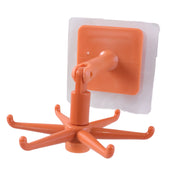 Orange 360 Rotating Wall Mounted Kitchen Utensils Hook Stand (1 Pc) thumbnail 3