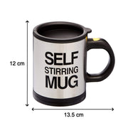 4791 Self Stirring Mug Used In All Kinds Of Household And Official Places For Serving Drinks Coffee And Types Of Beverages Etc. thumbnail 3
