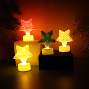 Star Shape Decorative Led Tealight Candles (4 Pc) thumbnail 6
