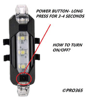 1560 Rechargeable Bicycle Front Waterproof Led Light (White) thumbnail 5