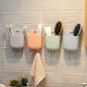 Multi-purpose Plastic Wall Mounted Mobile Charging Holder Set (4 Pc) thumbnail 5