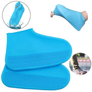 4867 Non-slip Silicone Rain Reusable Anti Skid Waterproof Fordable Boot Shoe Cover thumbnail 6