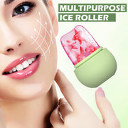 7234 Ice Roller For Face Massage  Eye Anti-leak Silicone Ice Face Roller Ice Mould With Cleansing Brush Ice Facial Roller For Eliminate Edema  Calm Skin Shrink Pore Women Skin Care thumbnail 1