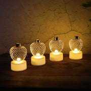 Decorative Apple Shape Led Tealight Candles - (4 Pc) thumbnail 2