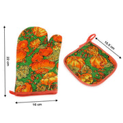 2770 Professional Cotton Oven Mitt Gloves thumbnail 3