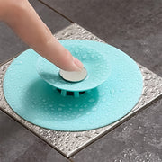 Creative 2-in-1 Light Green Silicone Sewer Sink Sealer Cover Drainer (Multicolour) thumbnail 5