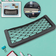 Car Storage Organize Car String Bag Car Seat Side Storage Net Bag Mesh Pocket Organizer Stick-on For Purse Bag Phone thumbnail 1