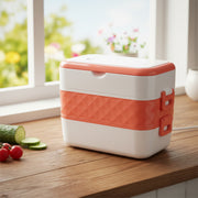 Electric Heated Lunch Box With Stainless Steel Inner Containers (1 Set) thumbnail 2