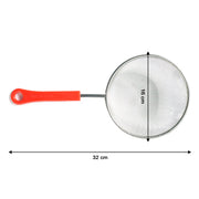 B-grade Medium Size Fine Mesh Kitchen Strainer (1 Pc) thumbnail 4