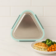 Ganesh Trinity 2-piece Stainless Steel Triangle Lunch Box Set thumbnail 2