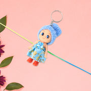 Multifunction Doll Rakhi For Kids  Cute Soft Toy Rakhi With Keychain Use  Decorative Fancy Rakhi Cum Keyring For Boys  Girls thumbnail 4