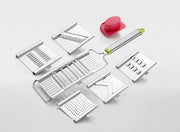 2142 6 In 1 Stainless Steel Kitchen Chips Chopper Cutter Slicer And Grater With Handle thumbnail 7