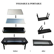 2225 Folding Portable Barbeque Bbq Grill Set For Outdoor And Home thumbnail 5