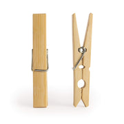 Heavy Duty Bamboo Wooden Cloth Clips  Pegs (10 Pcs Set) thumbnail 6