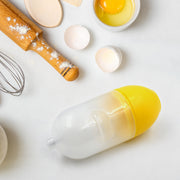 7156a Manual Egg Puller Scrambler Household White Egg Yolk Mixer Kitchen Tool Mix Manual Scrambler Convenient Without Breaking Eggs. thumbnail 1