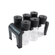 6-piece Plastic Spice Jar Set With Stand thumbnail 3