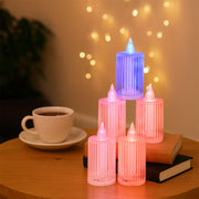 Decorative Flameless Electronic Led Candle Light Set (6 Pc) thumbnail 5