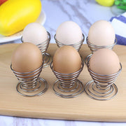 Stainless Steel Spring Egg Cup Holder (1 Pc) thumbnail 4