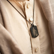 Hanuman Chalisa Locket With Gada Chain (1 Pc) thumbnail 6