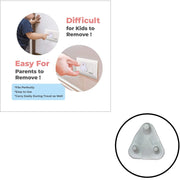1401 Baby Safety Big Electrical Socket Cover Outlet Plug Protector For Child Proofing In Home School Office (6pc Set) thumbnail 3