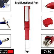 7470 Pen-shaped Phone Holder With Screwdriver Sets Multi-function Pen 4 In 1 Tech Tool Pen Portable Phone Tools With Capacitive Stylus Ball Point Pen Mobile thumbnail 7