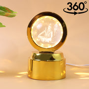 Mahadev 3d Crystal Ball Night Light (1 Pc) thumbnail 3