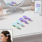 Cute Spoon  Spatula Shape Decorative Hair Clip Set (4 Pc) thumbnail 1